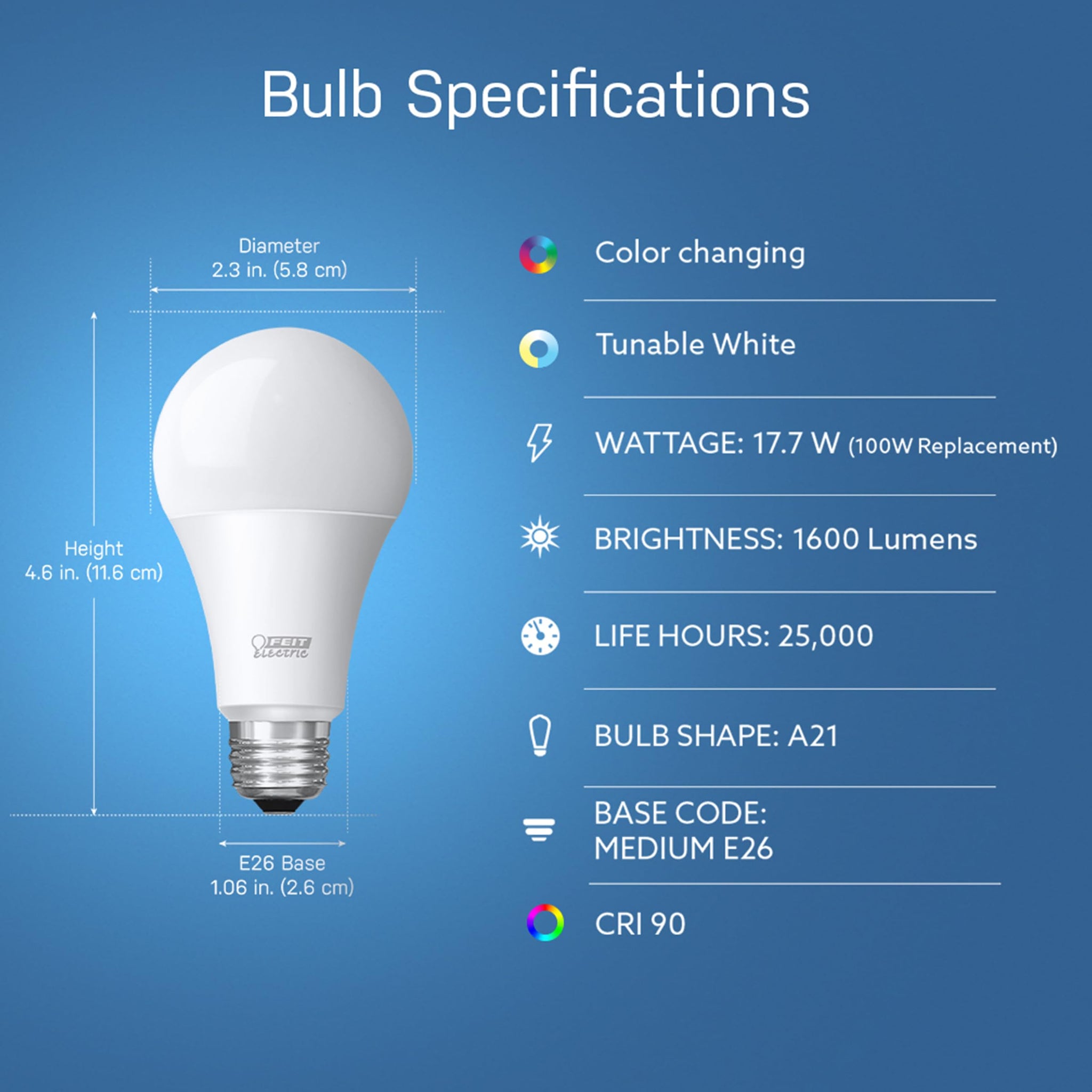 Smart RGB Color Changing LED Bulbs for Home Automation