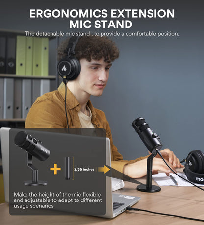 Maono PD100 XLR Cardioid Dynamic Podcast Microphone