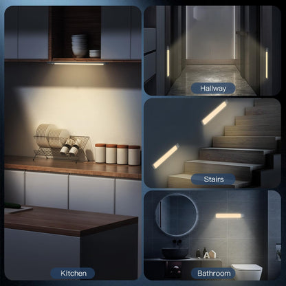Rechargeable Motion Sensor Under Cabinet Lighting 2 Pack