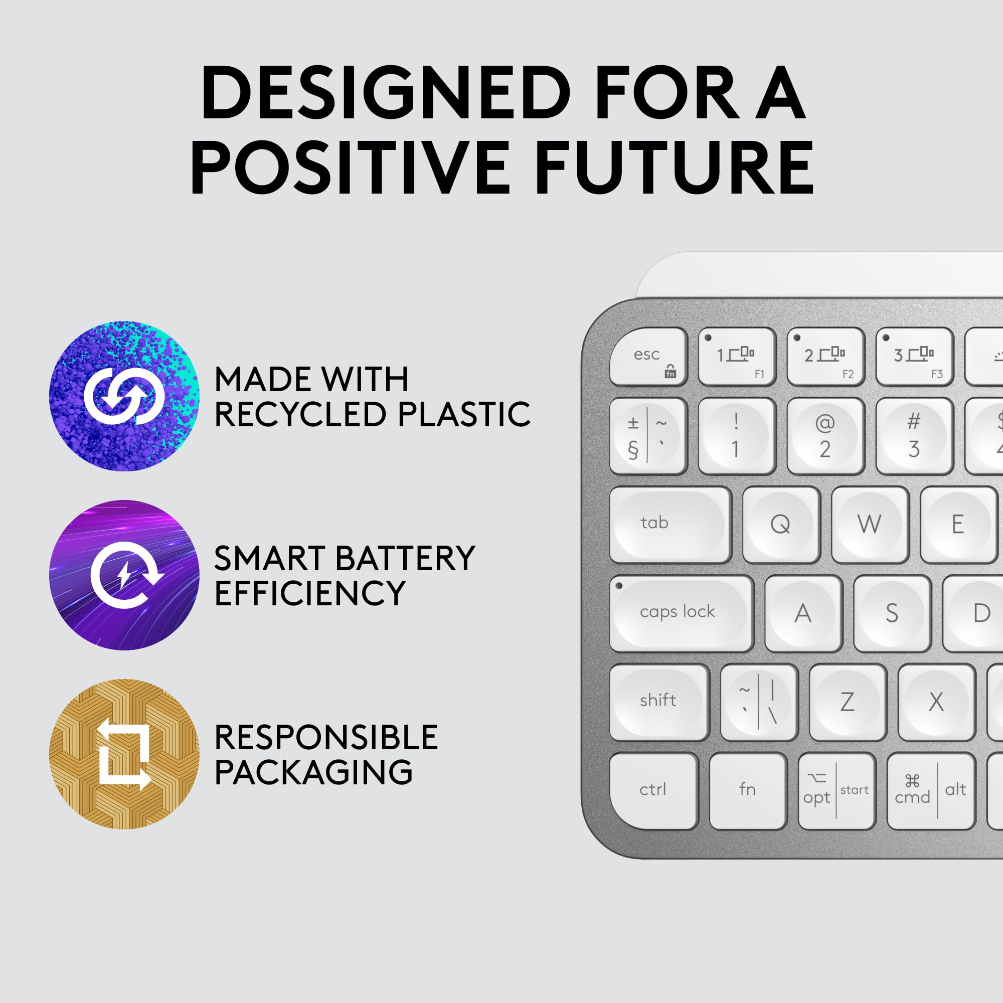 Logitech MX Keys S Wireless Keyboard with Smart Backlighting
