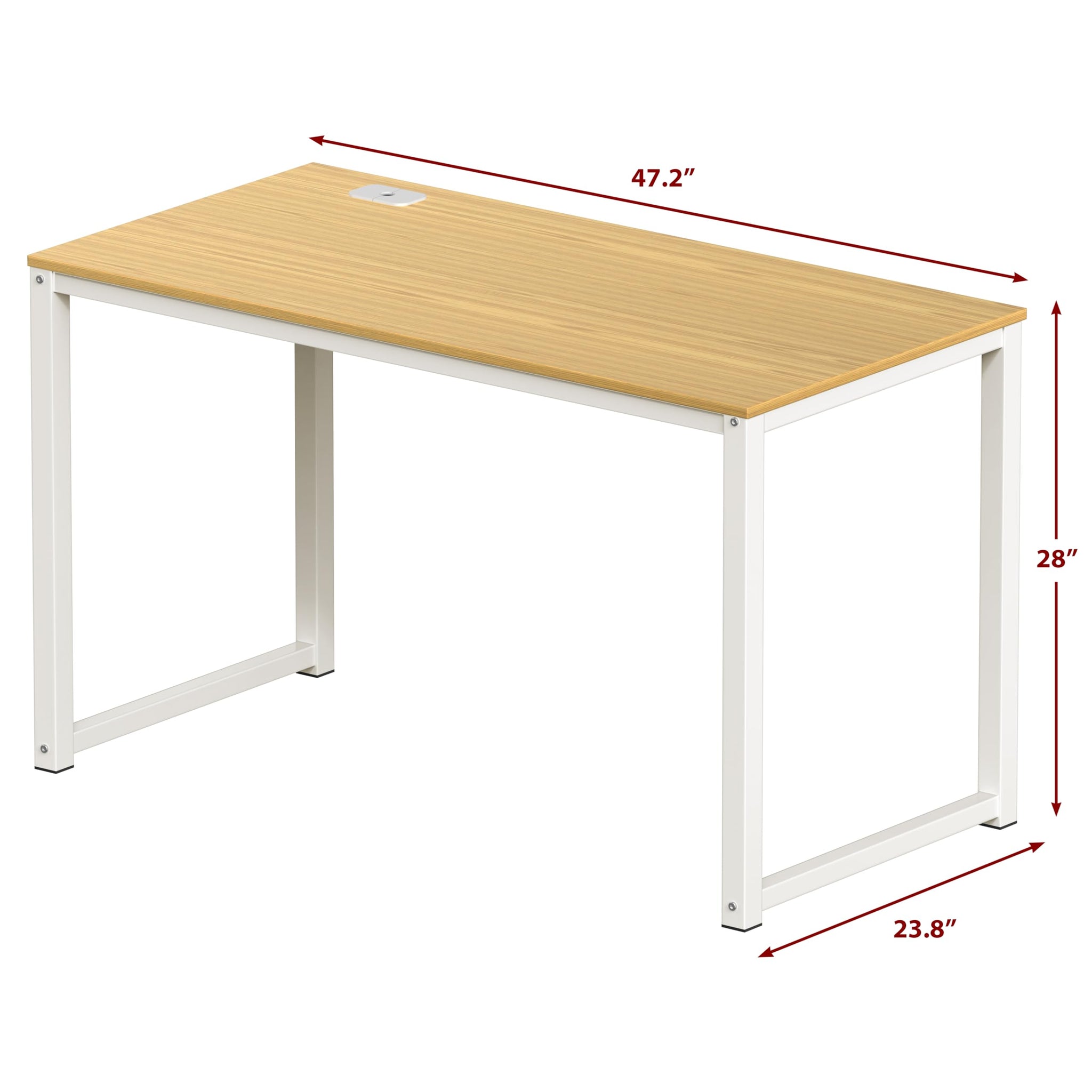 55 Inch Espresso Office Computer Desk for Professionals