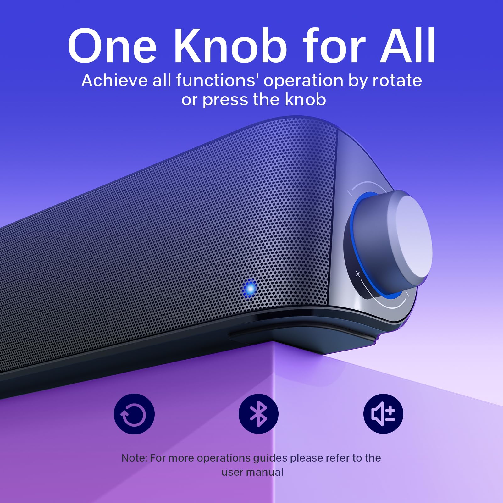 Hi-Fi Bluetooth Computer Speakers with Dynamic Lighting