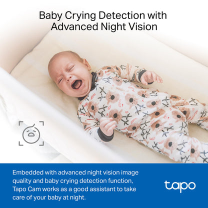 Tapo C100 1080P Indoor Security Camera with Night Vision
