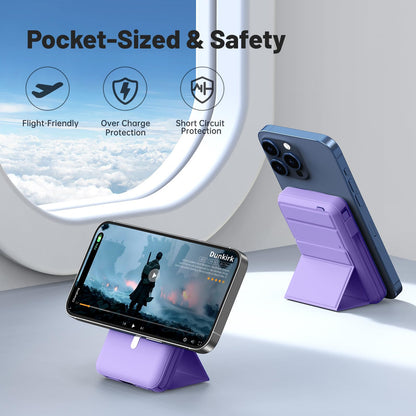 Azmuth 10000mAh Magnetic MagSafe Power Bank With LED Display