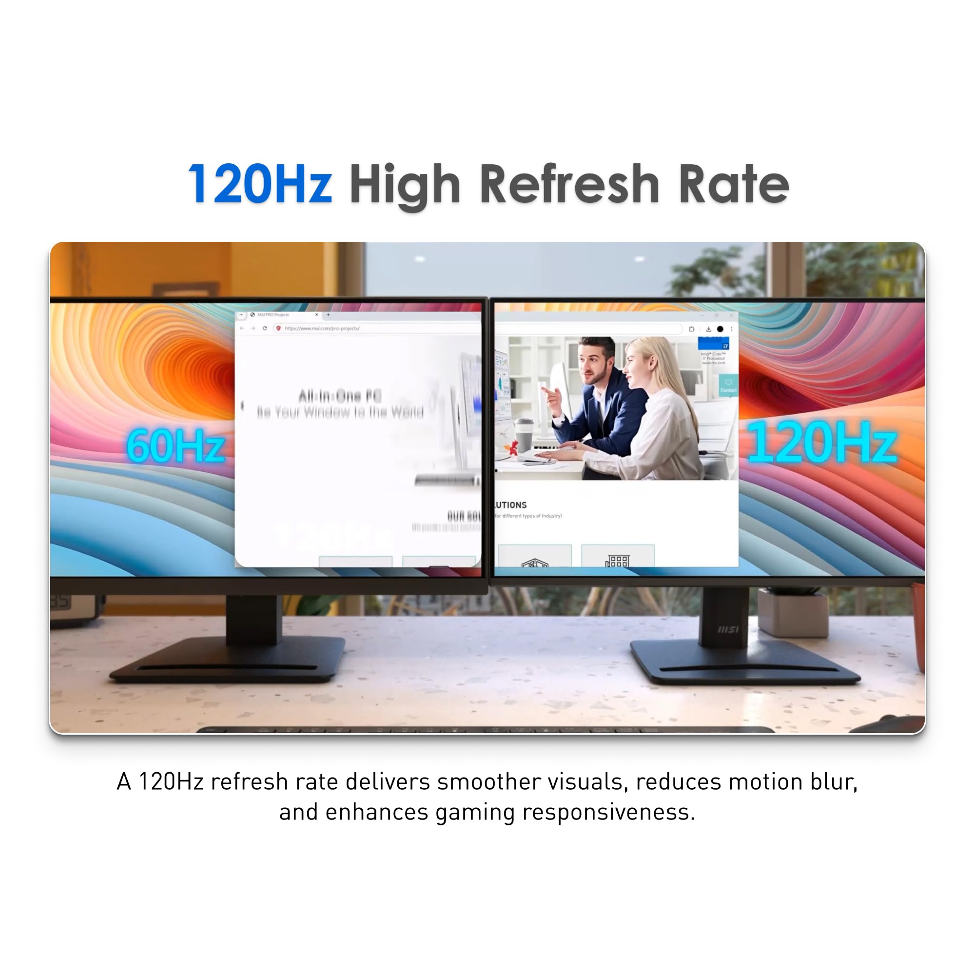 MSI PRO MP271A E2 27 Inch FHD Gaming Monitor with 120Hz Refresh Rate