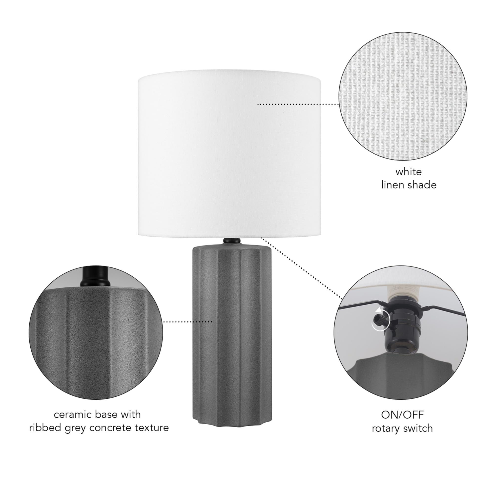 Maya 21 Inch Clear Glass Fillable Table Lamp