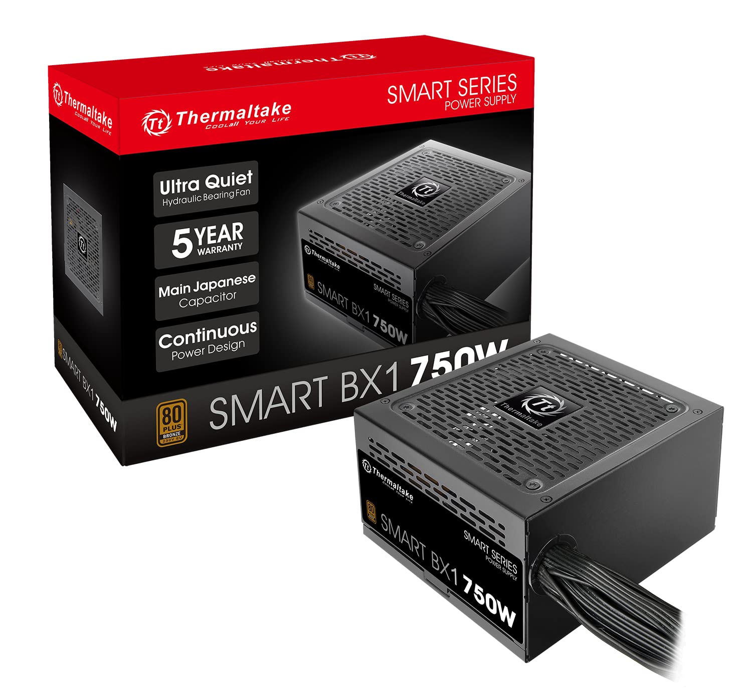 Thermaltake Toughpower GX2 600W Power Supply With Gold Efficiency
