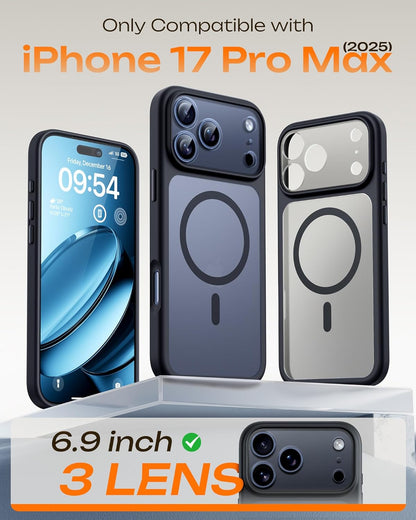 Tocol IPhone 17 Pro Max Case With Magnetic Ring MagSafe