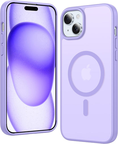 FNTCASE IPhone 16 Case Clear Magnetic MagSafe Screen Protector Drop Proof Rugged