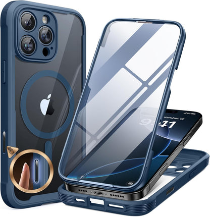 Miracase Glass Series iPhone 11 Rugged Case 6.1 9H Purple