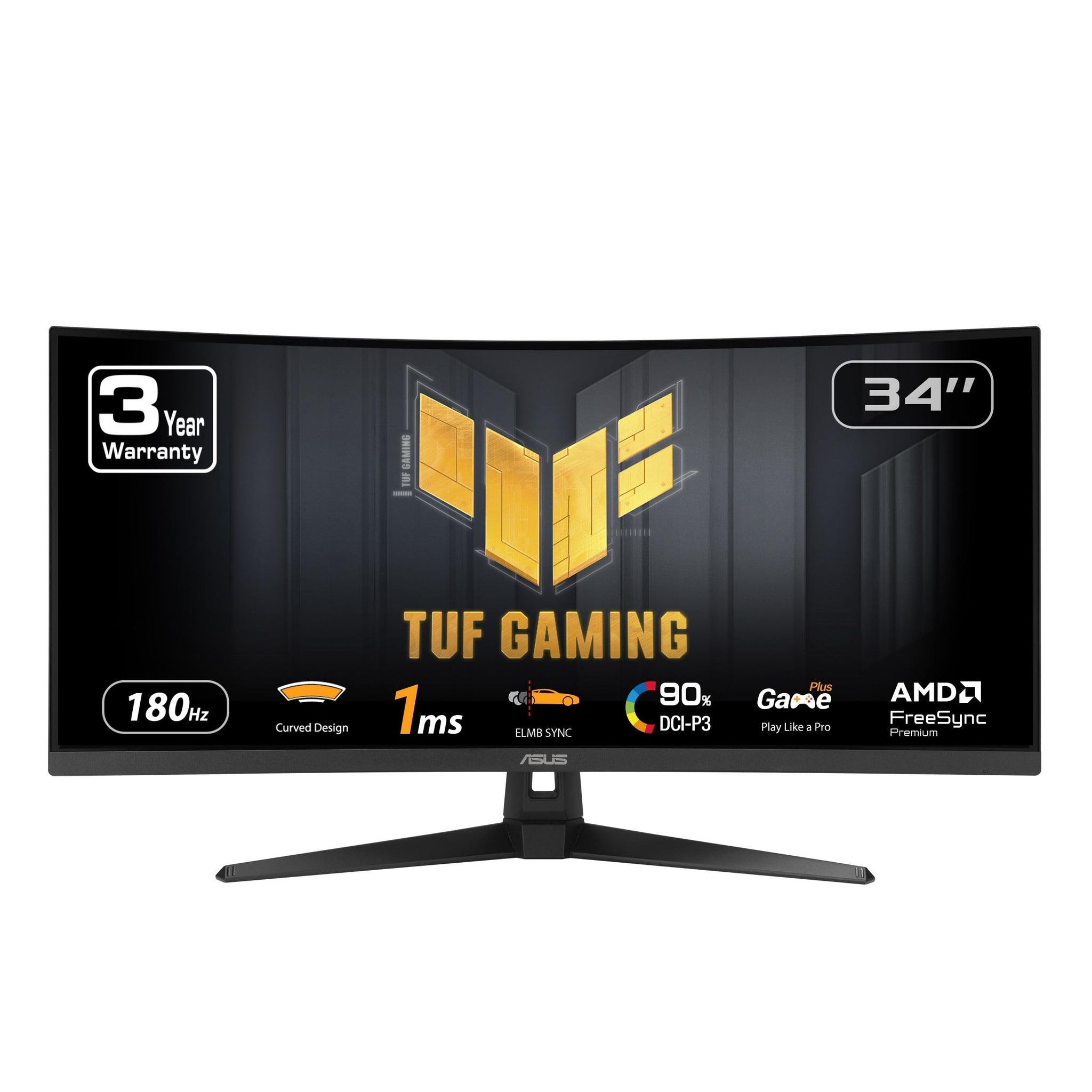 ASUS TUF Gaming 34 Inch Curved Monitor with 180Hz Refresh Rate