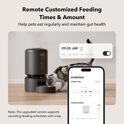 Automatic Cat Feeder with Freshness Preservation and Timed Meals
