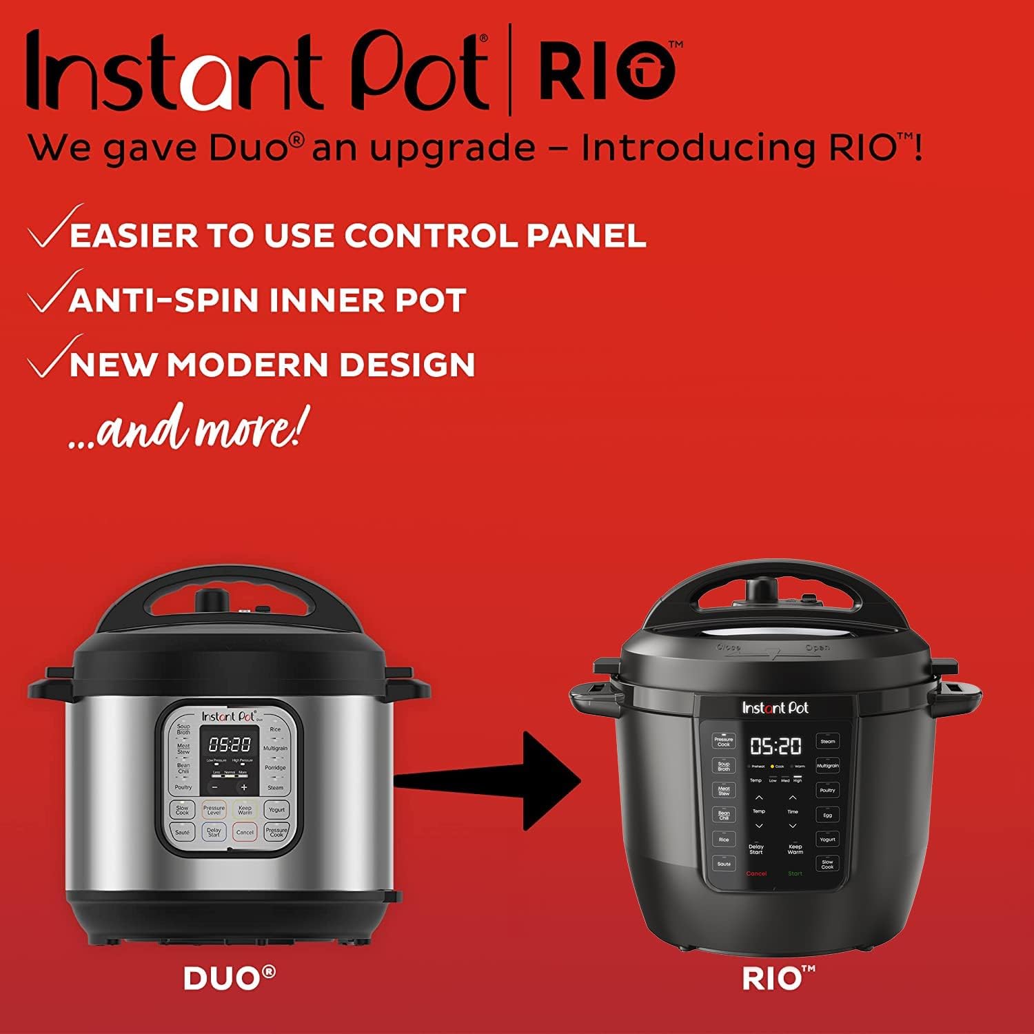 Instant Pot RIO 7-in-1 Multi Cooker for Easy Cooking