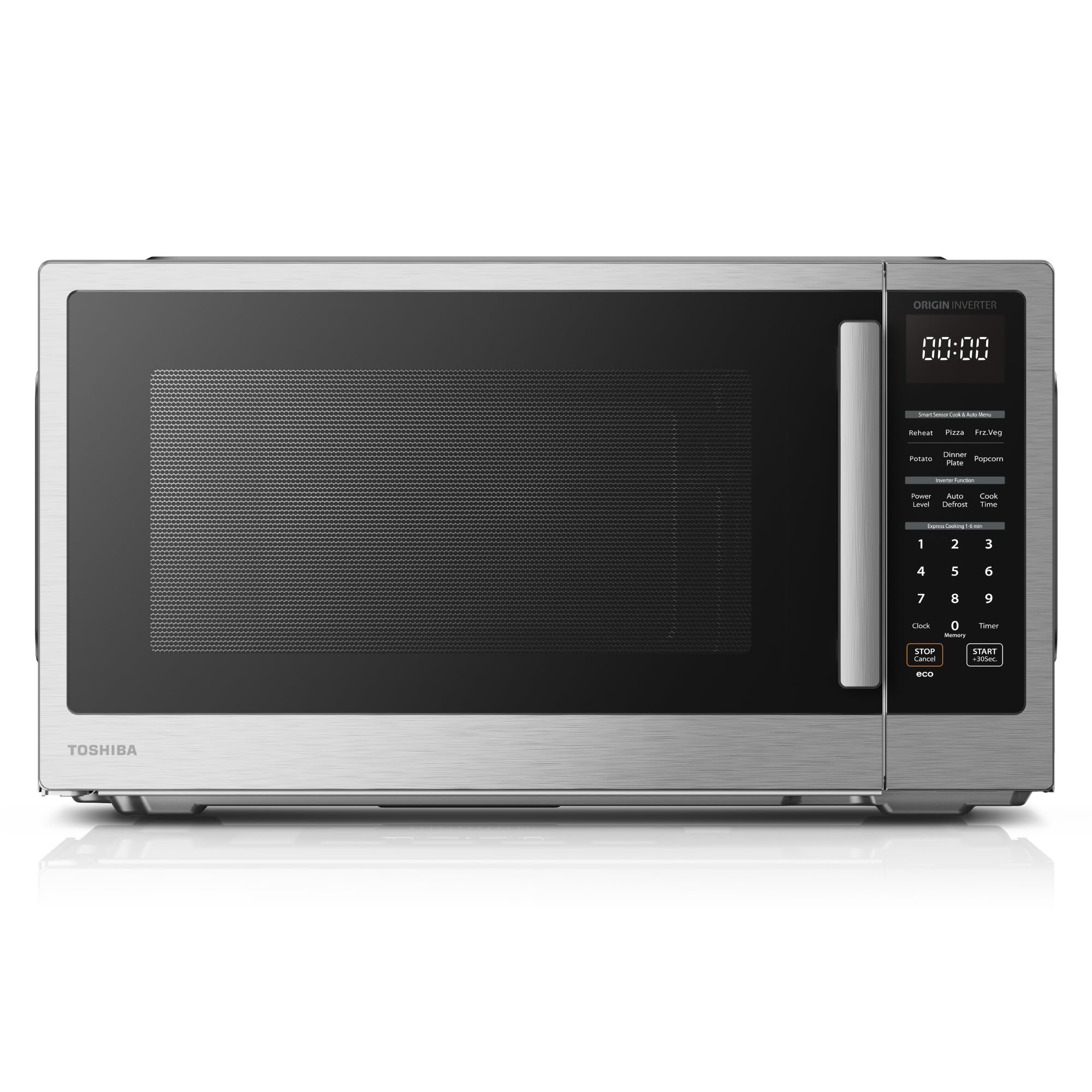 Toshiba Small Countertop Microwave with Child Lock Feature