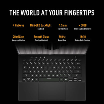 ASUS TUF Gaming A14 Laptop with High Performance Display