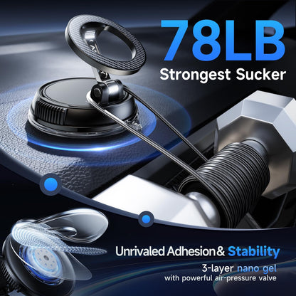 MagSafe Car Phone Holder 360 Rotation And Strong Suction