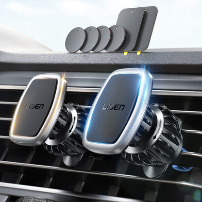 Lisen 2 Pack Magnetic Car Phone Mount For Vent 6 Magnets