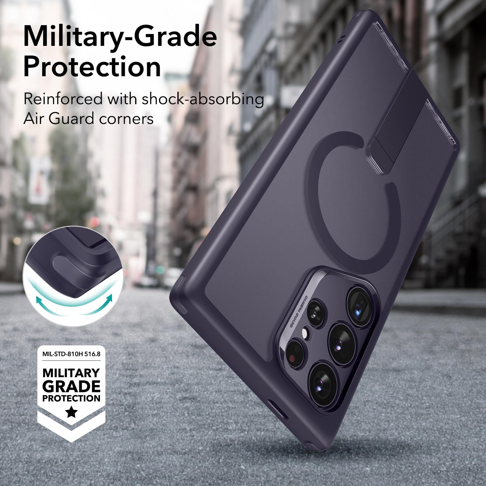 Samsung Galaxy S24 Ultra Armor Case with Screen Protector
