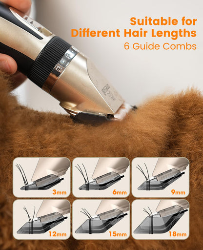 Low Noise Dog Clippers and Paw Trimmer Kit