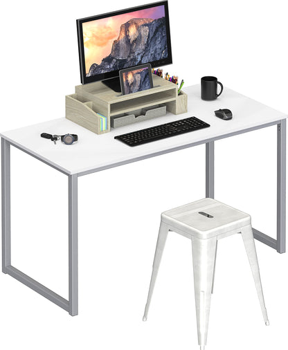 SHW 48 Inch Black Home Office Computer Desk