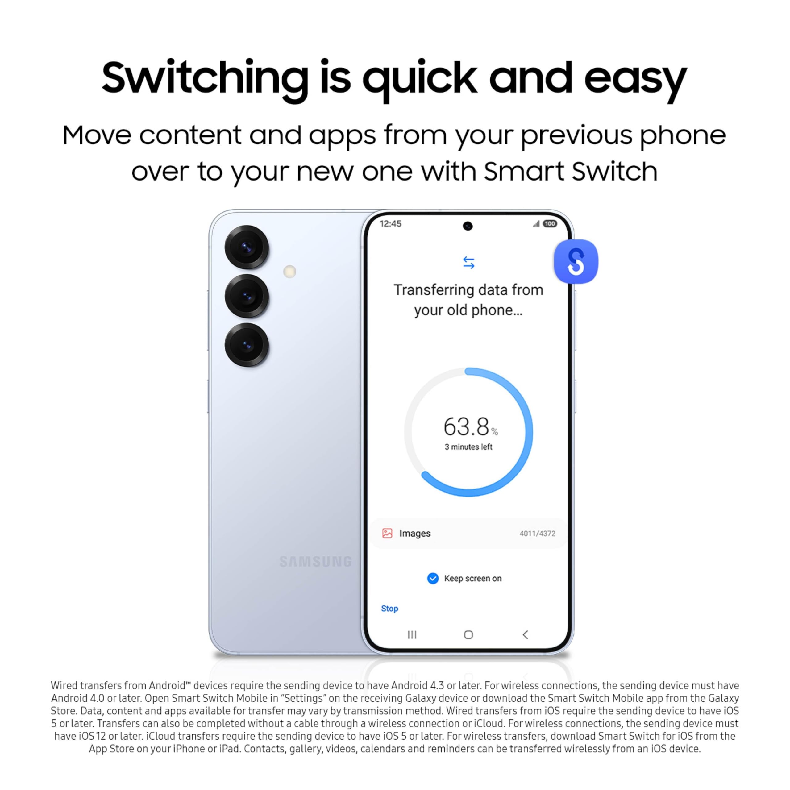 Samsung Galaxy S25 Unlocked Android Phone AI Night Mode