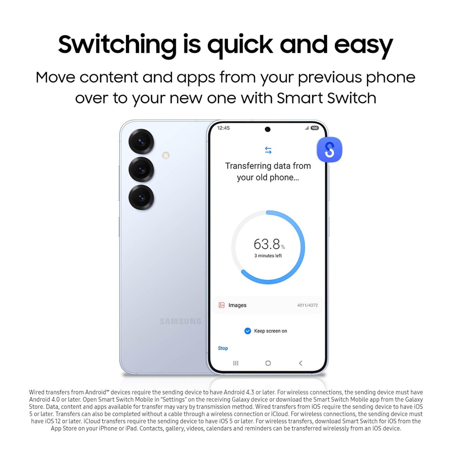 Samsung Galaxy S25 Unlocked Android Phone AI Night Mode