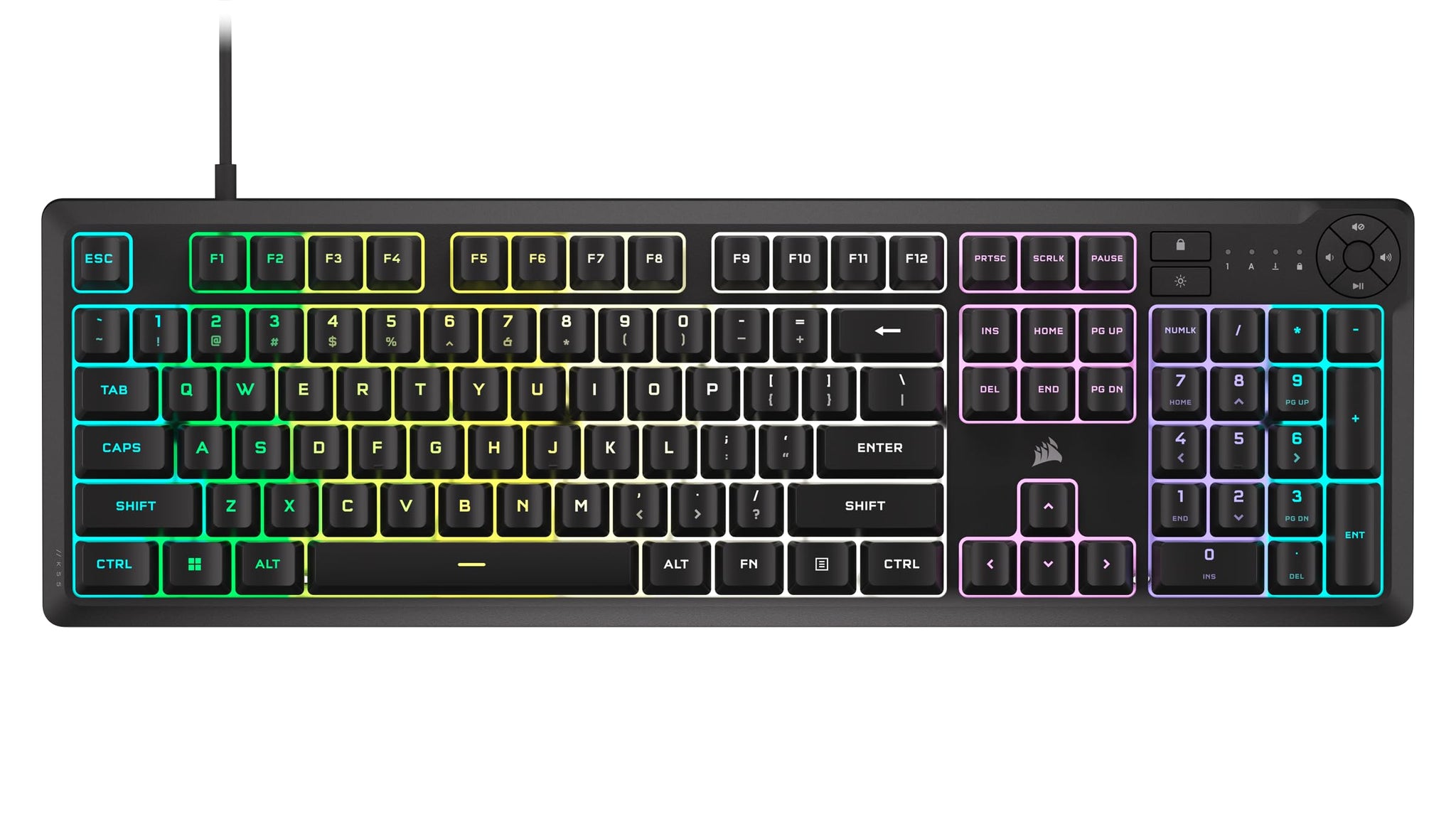 Corsair K55 RGB Pro Gaming Keyboard with Macro Keys