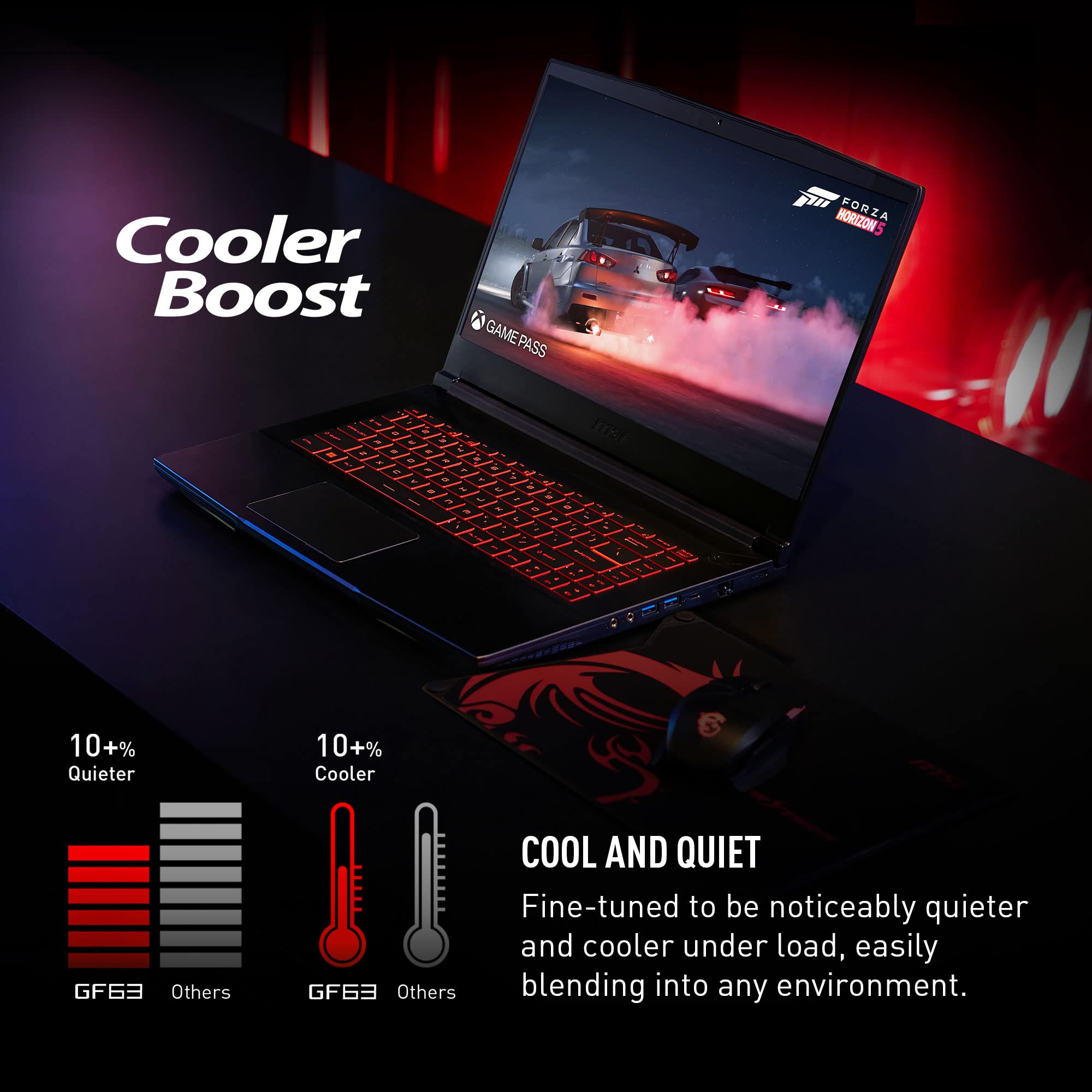 MSI Thin 15 Gaming Laptop with 144Hz FHD Display