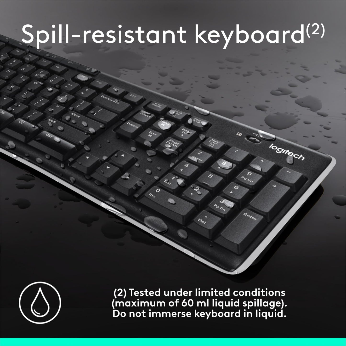 Logitech MK270 Wireless Keyboard and Mouse Combo for Easy Computing