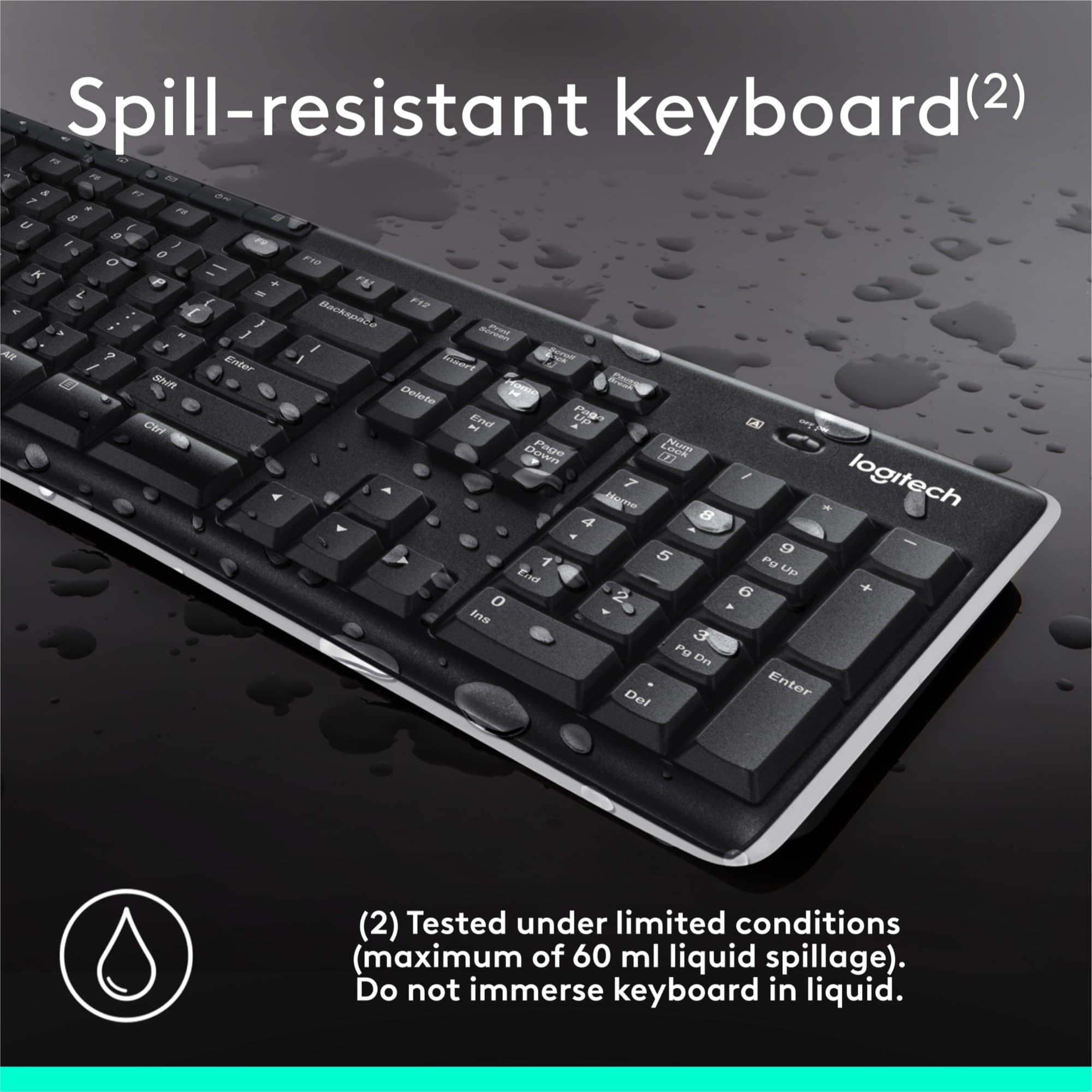 Logitech MK270 Wireless Keyboard and Mouse Combo for Easy Computing