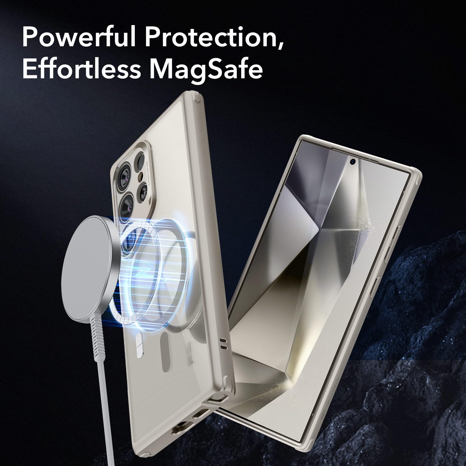 ESR Clear Black Case for Samsung Galaxy S25 Ultra