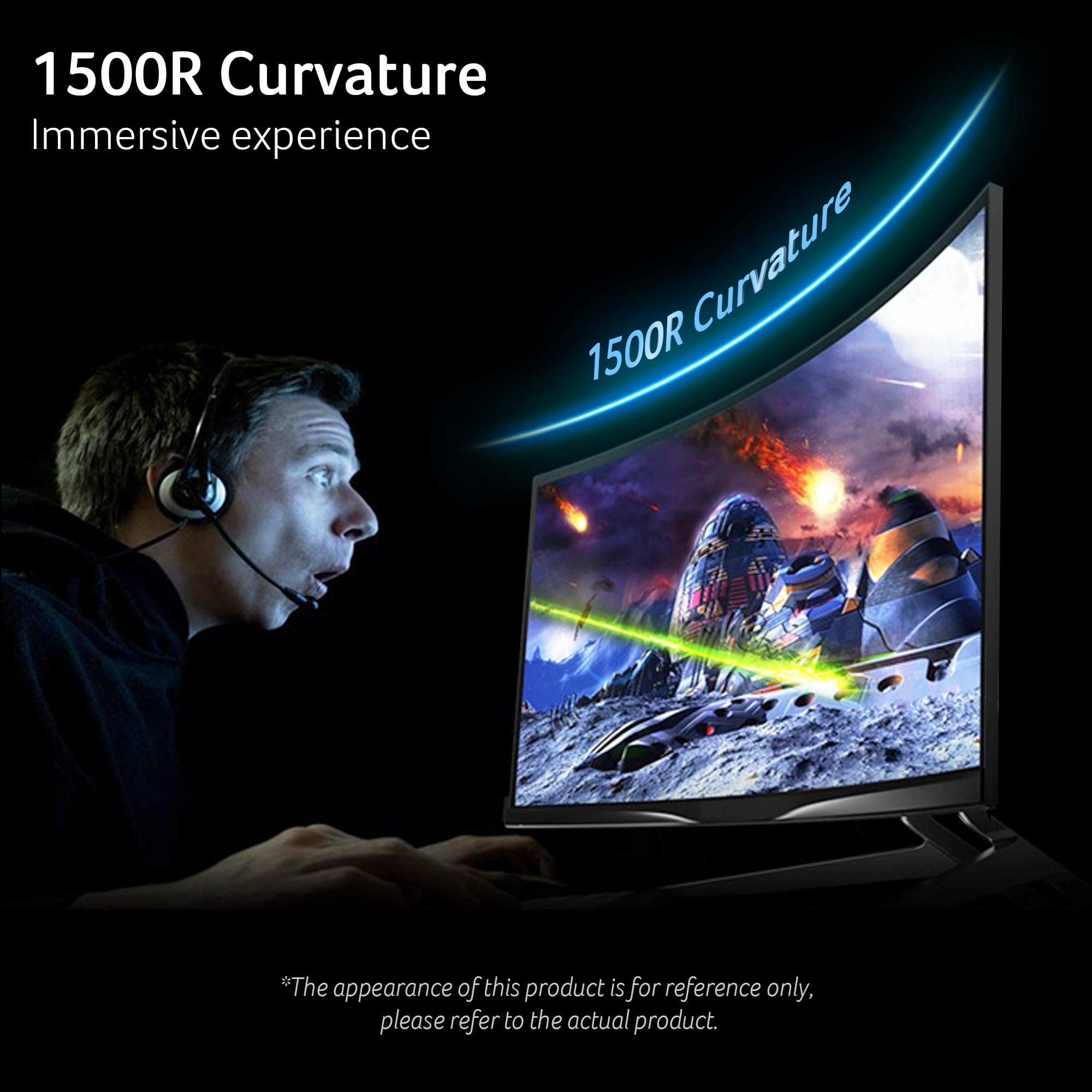 Acer Nitro 27 Inch Curved Gaming Monitor with 165Hz Refresh Rate