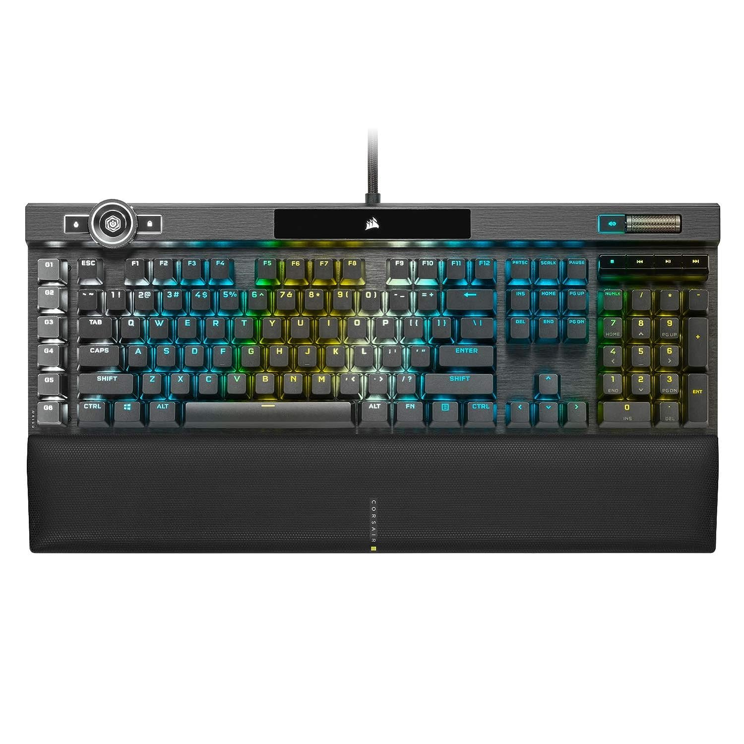 Corsair K100 RGB Gaming Keyboard with Hyper-Processing Technology