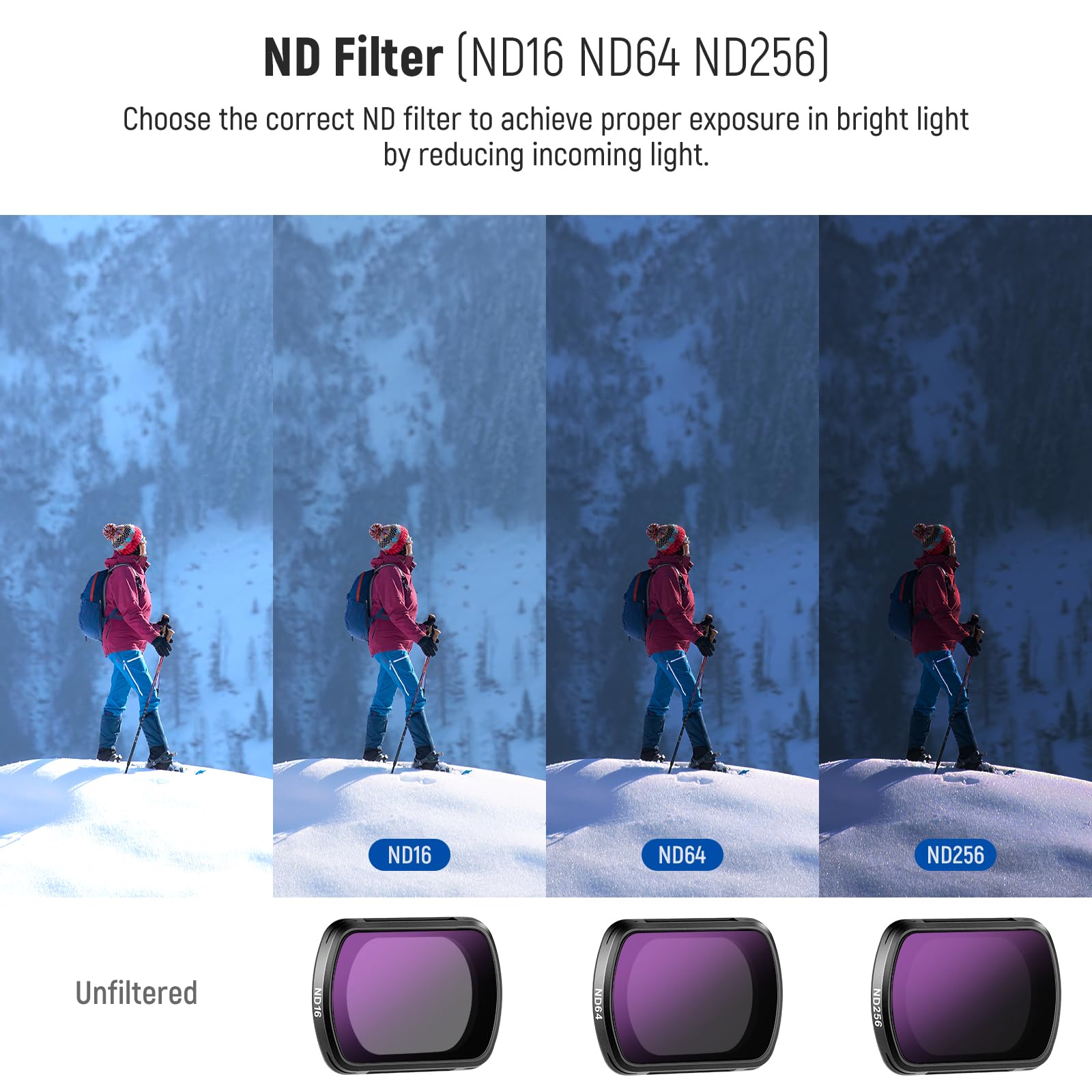 Neewer HD CPL ND Filter Kit for DJI OSMO Pocket