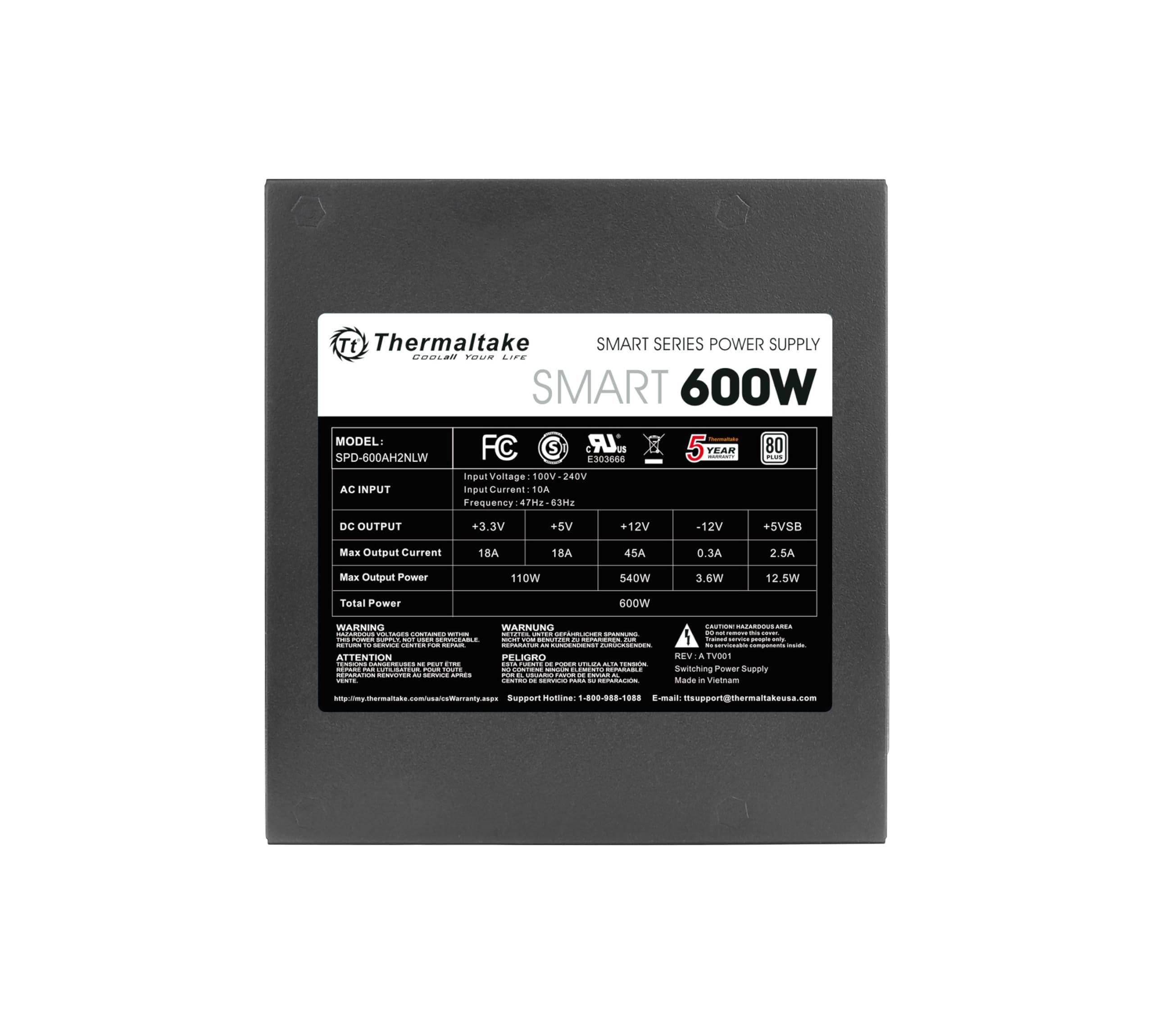 Thermaltake Smart 500W Power Supply with Quiet Fan