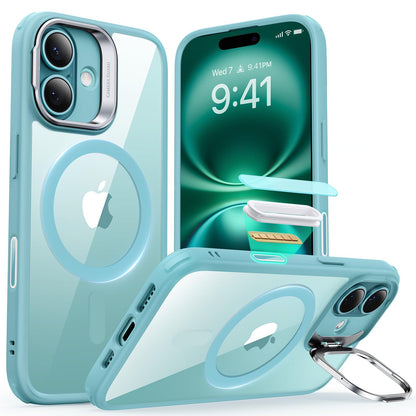 Military-Grade iPhone 16 Pro Max Case with Built-in Stand
