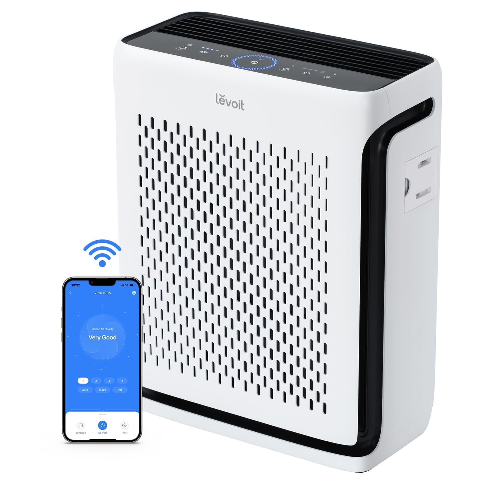 Levoit Air Purifier for Large Rooms with HEPA Filter