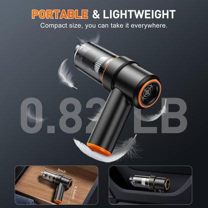 KMM Handheld Car Vacuum Cleaner 9000Pa 120W LED Light
