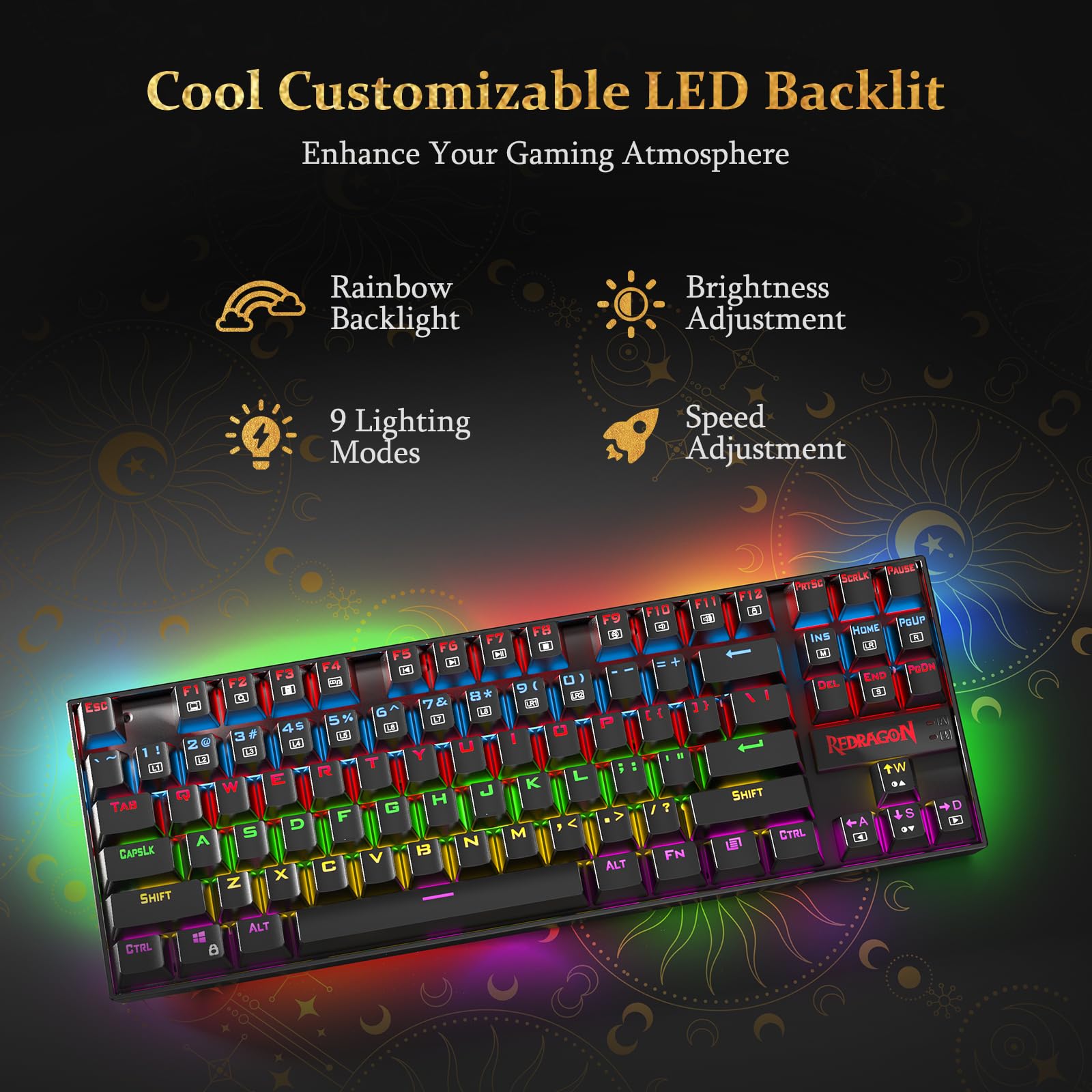 Redragon K552 Mechanical Gaming Keyboard with Red Switches