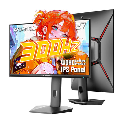 Sansui 27 Inch WQHD Gaming Monitor 180Hz 1ms DP HDMI HDR