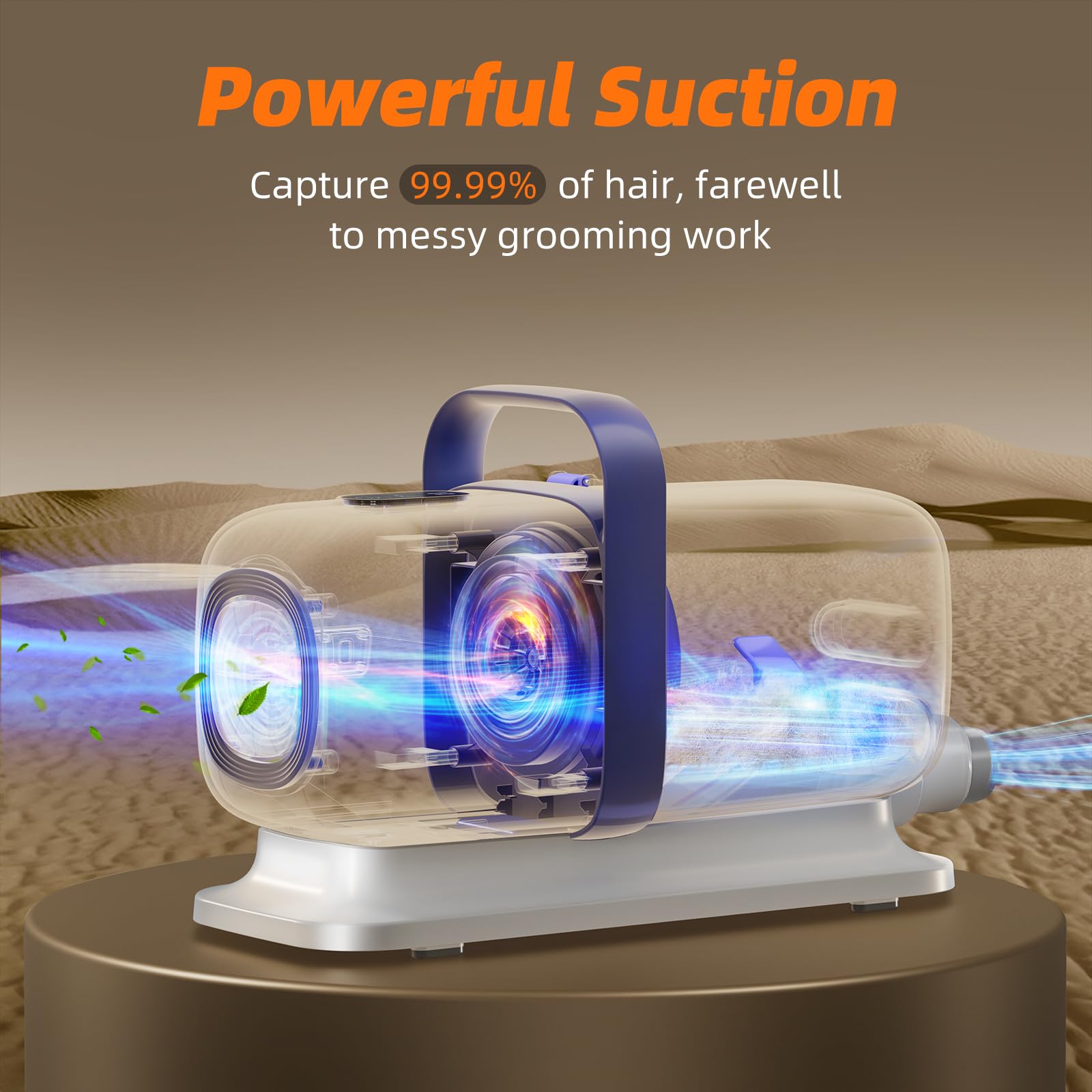 Dog Grooming Kit With Vacuum For Easy Cleanup