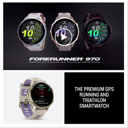 Garmin Forerunner 970 GPS Running and Triathlon Smartwatch