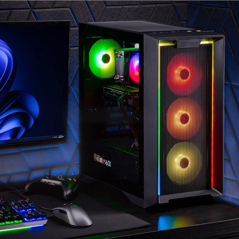 Skytech Nebula Gaming Desktop RTX 3050 Fast Performance