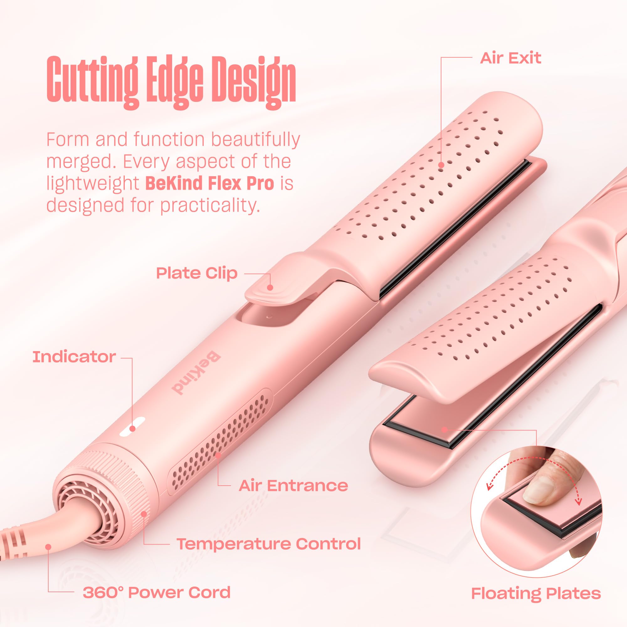 2 in 1 Hair Straightener and Curler for Effortless Styling