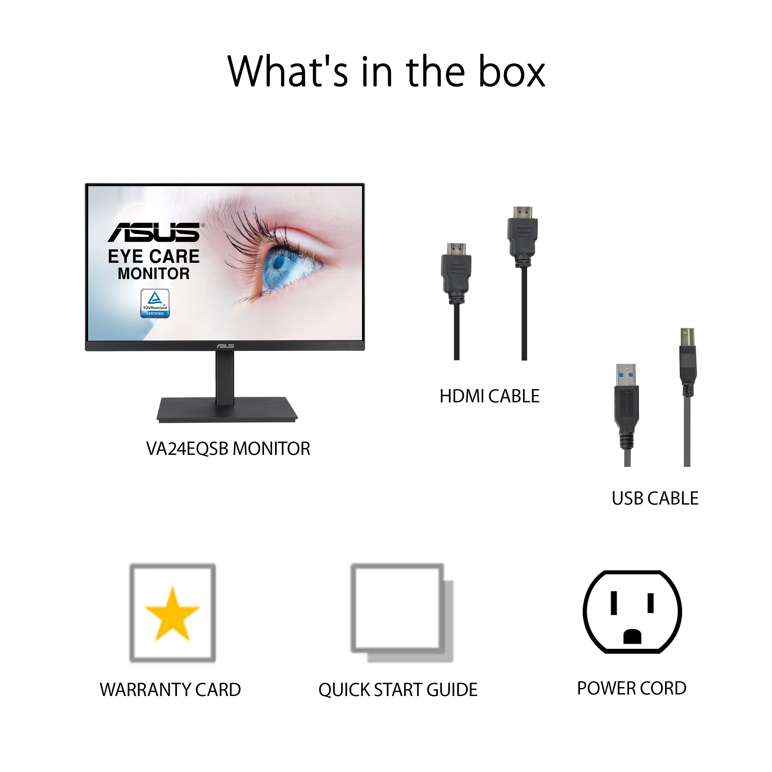 ASUS 24 Inch Full HD Eye Care Monitor with 120Hz Refresh Rate