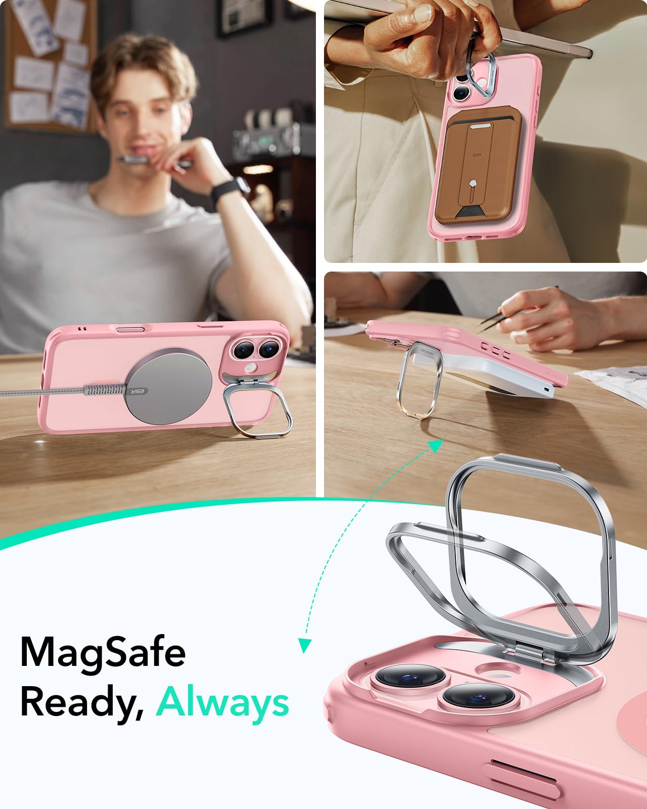 Military-Grade Clear Case for iPhone 16 Pro Max