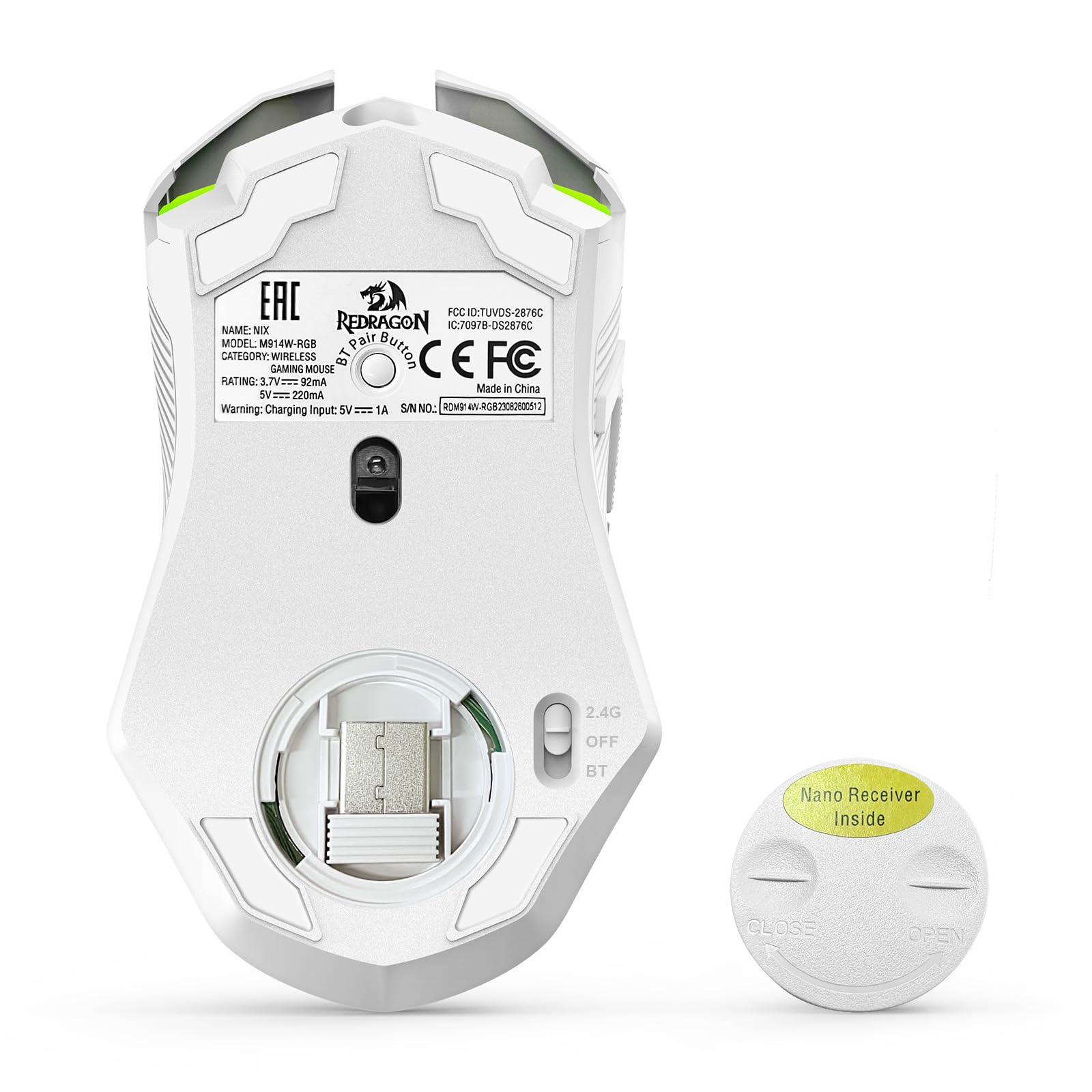Redragon Wireless Gaming Mouse with 8000 DPI Performance