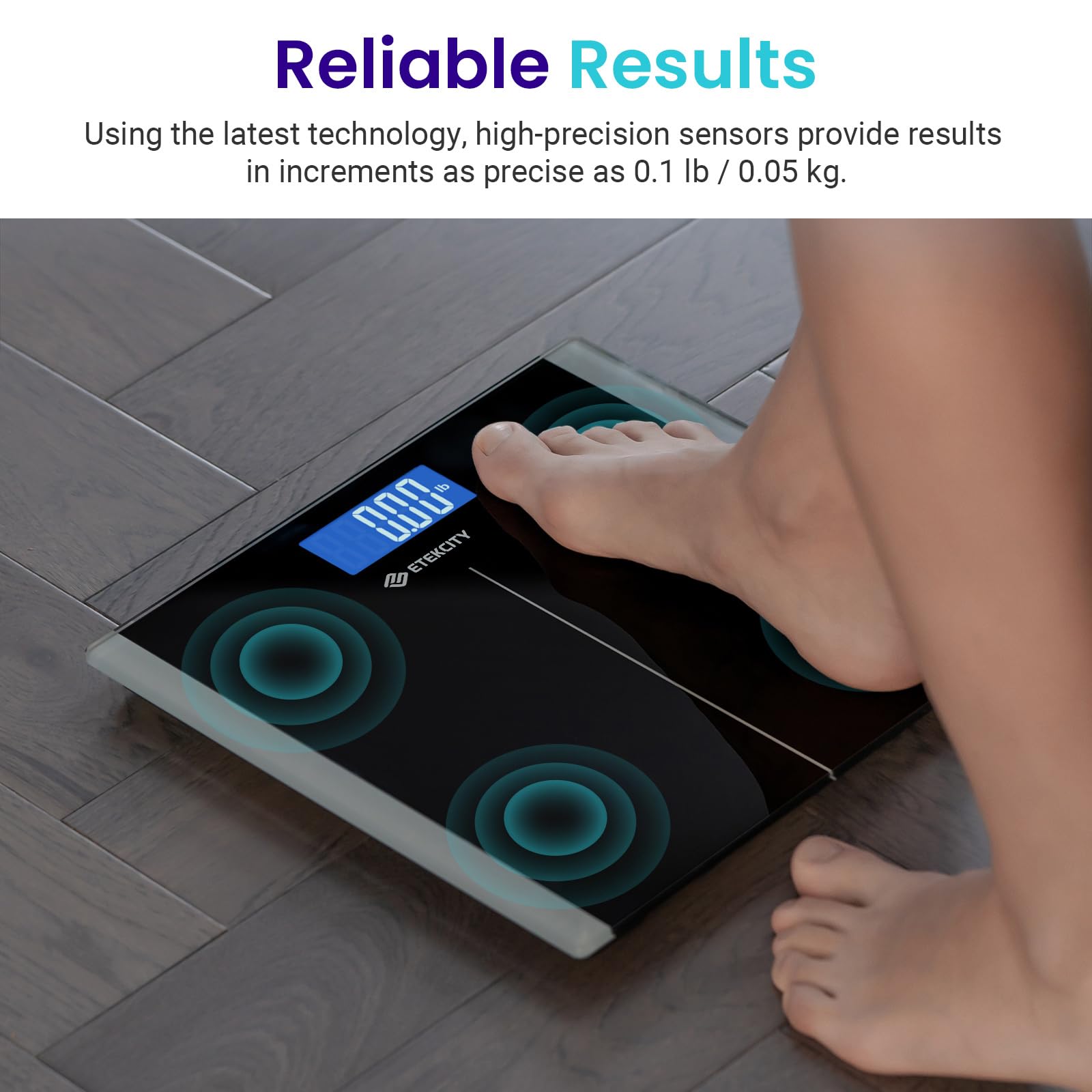 Smart Body Weight Scale with Accurate BMI Tracking
