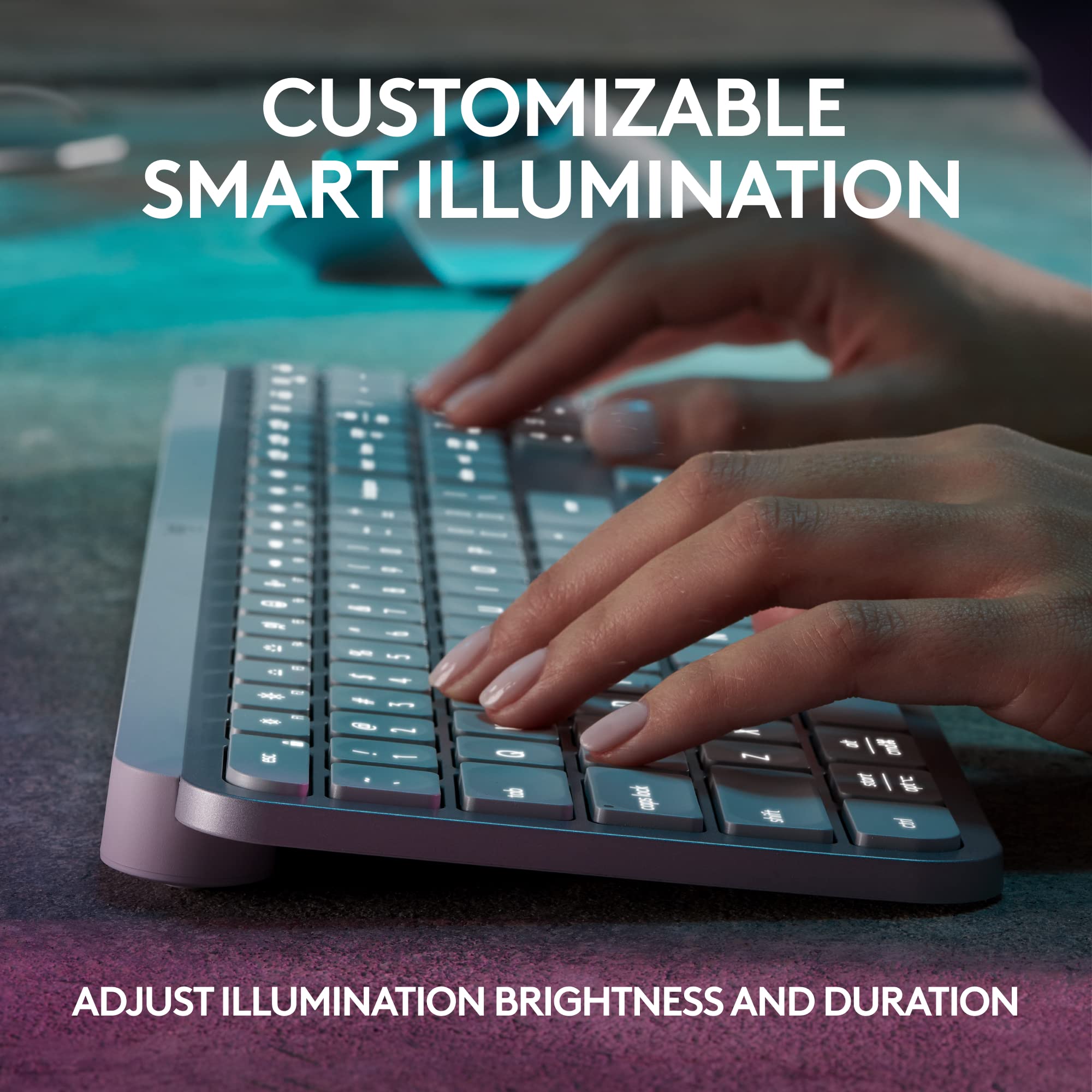 Logitech MX Keys S Wireless Keyboard with Smart Backlighting