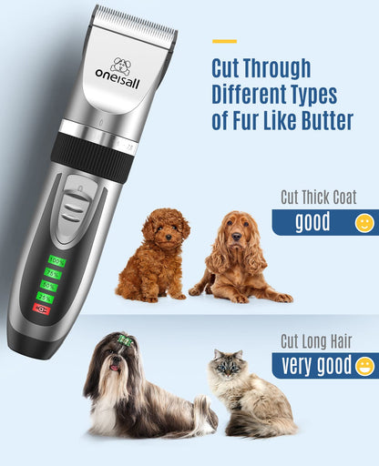 Low Noise Dog Clippers and Paw Trimmer Kit